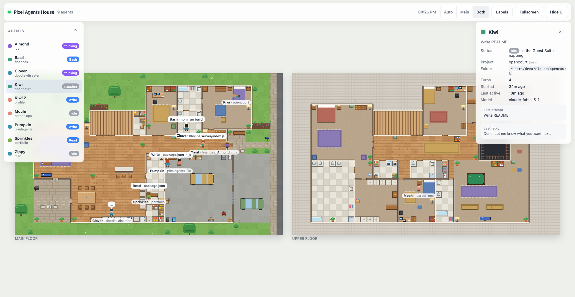 Both floors shown side by side
